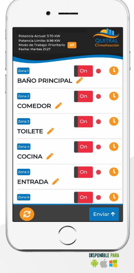 Aplicación Domótica